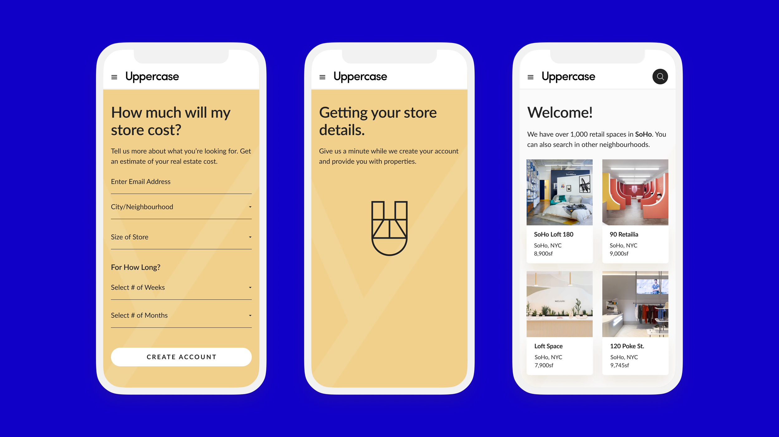Uppercase — Cost Calculator